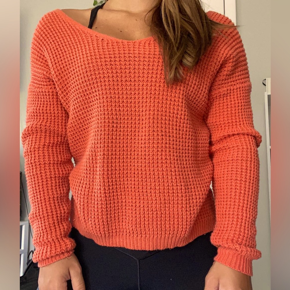 brand: moon and madison.  size: xs.  color: burnt orange